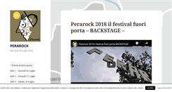 Desktop Screenshot of perarock.it